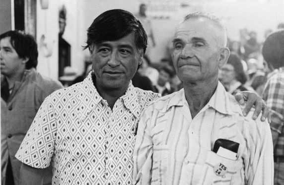 (3235) Cesar Chavez, UFW Member, 1971. (3235) Cesar Chavez, UFW Member, 1971.